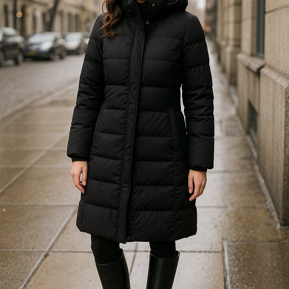 Soia & Kyo Black Down Coat XS